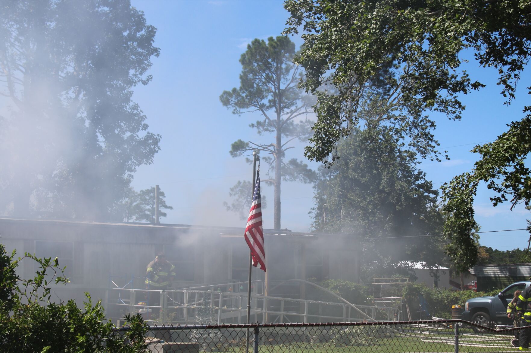Crews respond to fire on Charles Street